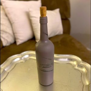 Designer lighted wine bottle